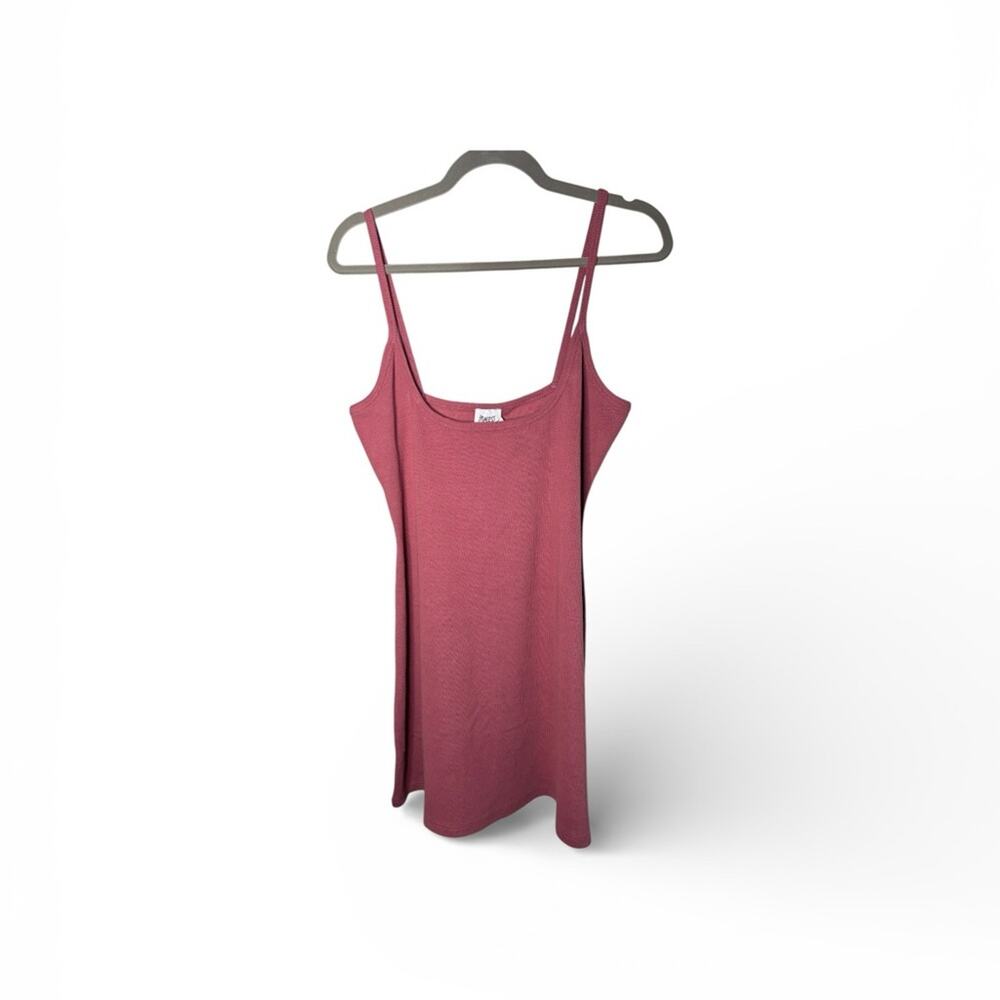 Princess Polly Clay Ribbed Organic Cotton Mini Dress 12